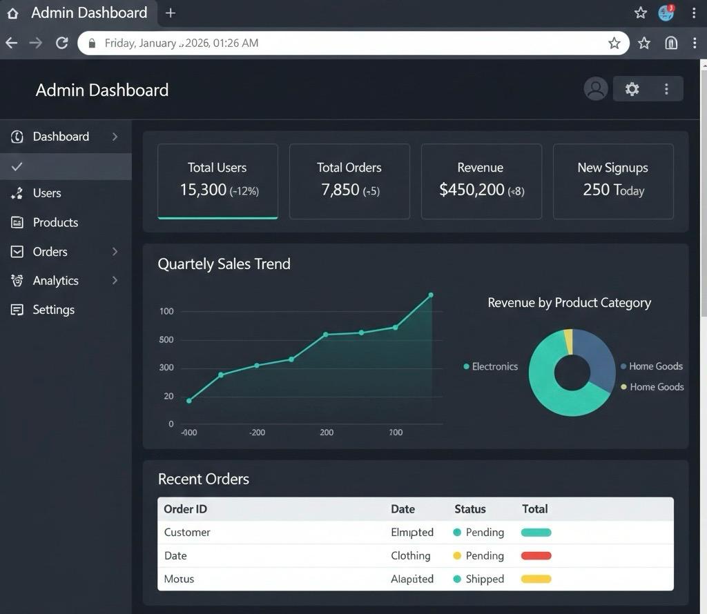 KedRa Admin Dashboard